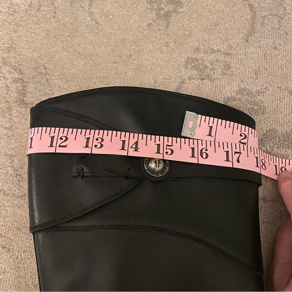 Frye Black Leather 'Molly' Knee High Boot, 7.5 - Picture 7 of 10
